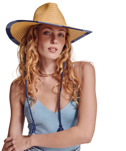Summer Escape Floppy Hat- Indigo