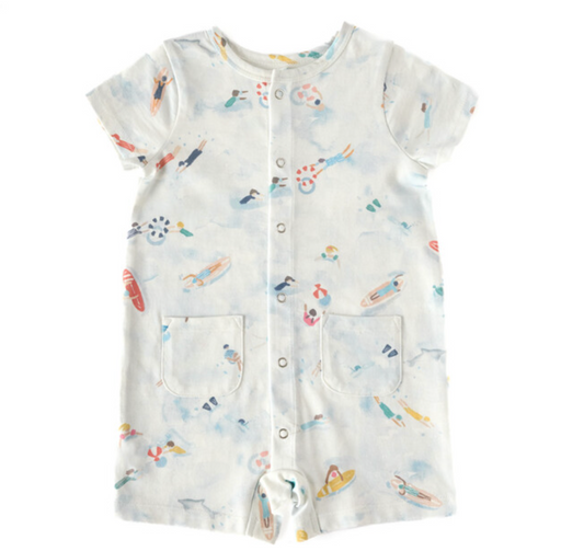 Surf Short Sleeve Romper