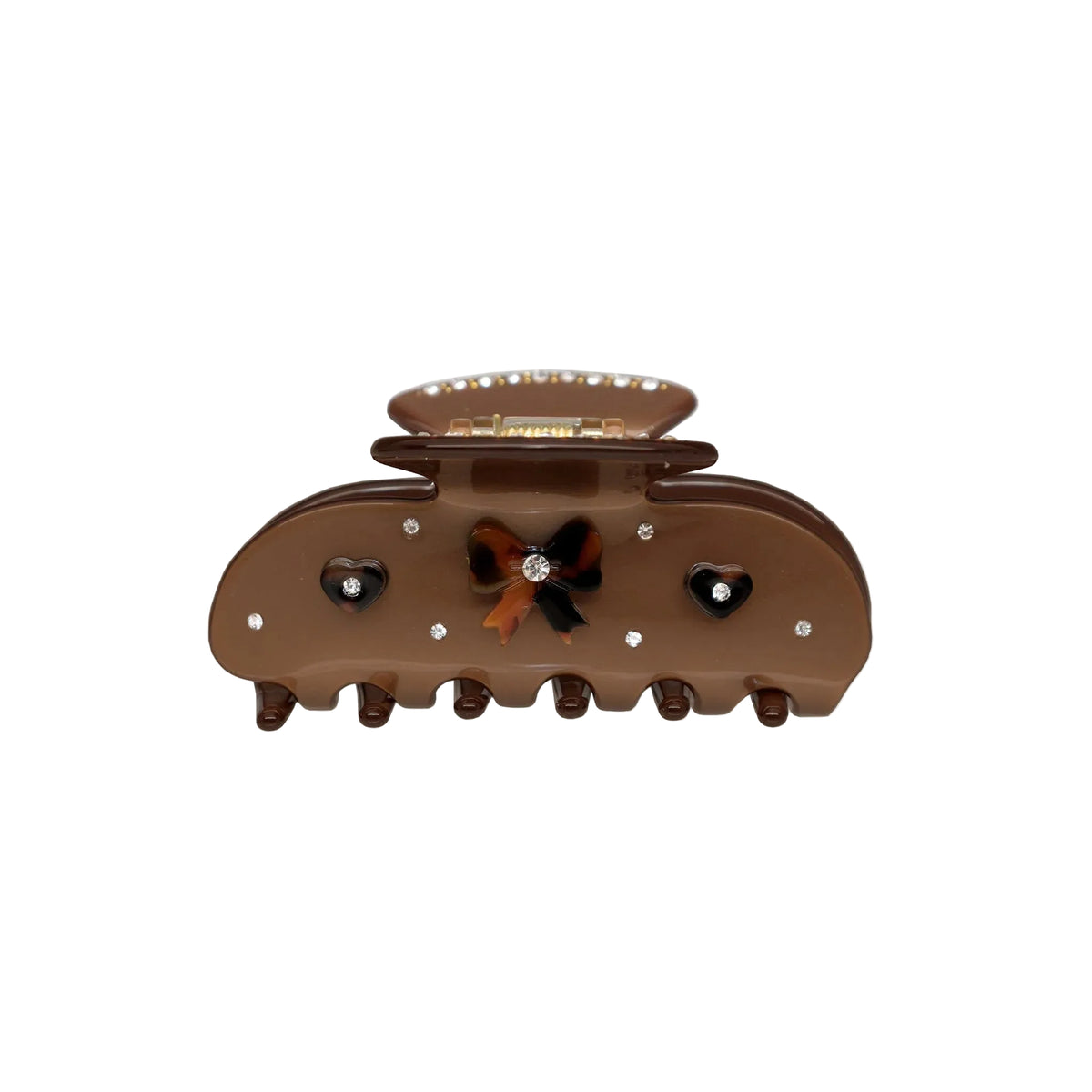 Sweetheart Clip - Cocoa Cashmere