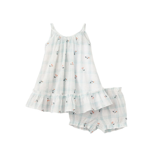 Swiss Dot Dress & Bloomers