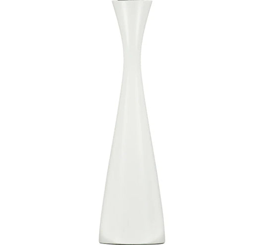 Tall White Candle Sticks Holder Set