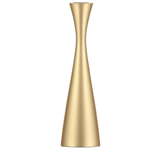 Tall Gold Candle Sticks Holder Set