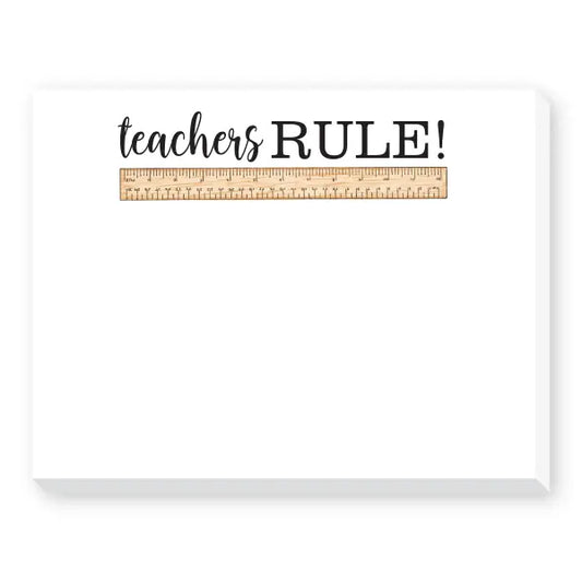 Teacher's Rule Notepad