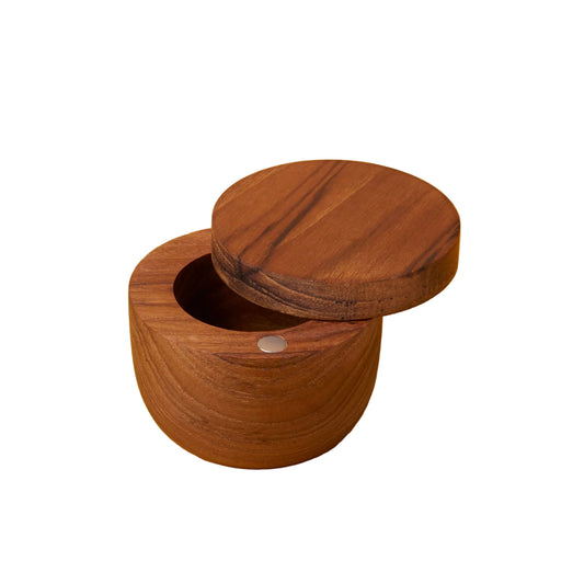 Small Teak Salt Cellar