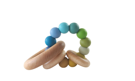 Teether with Wooden Rings – Mountain