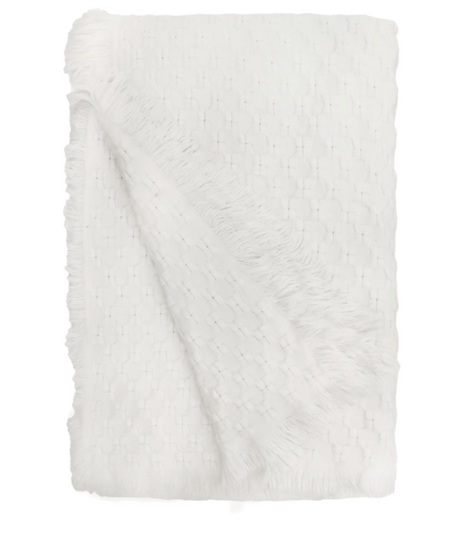 Delphine Throw – Ivory