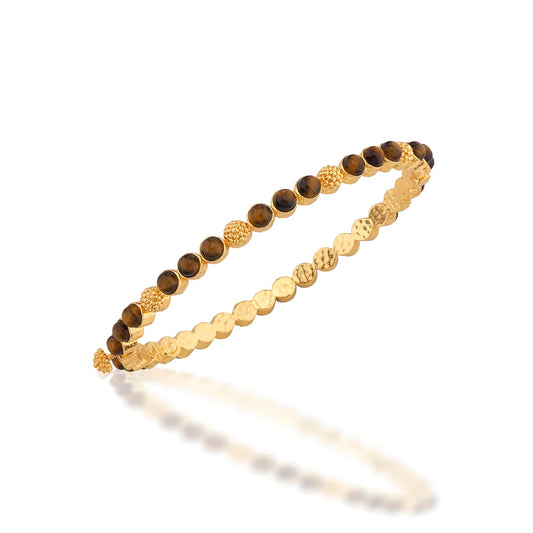 Berry Gem Bangle - Tiger's Eye