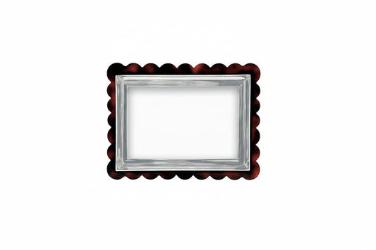 Tortoise Scallop Frame- 4x6