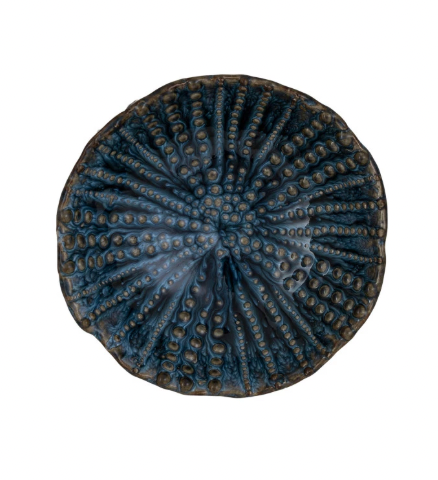Urchin Footed Dish- Blue