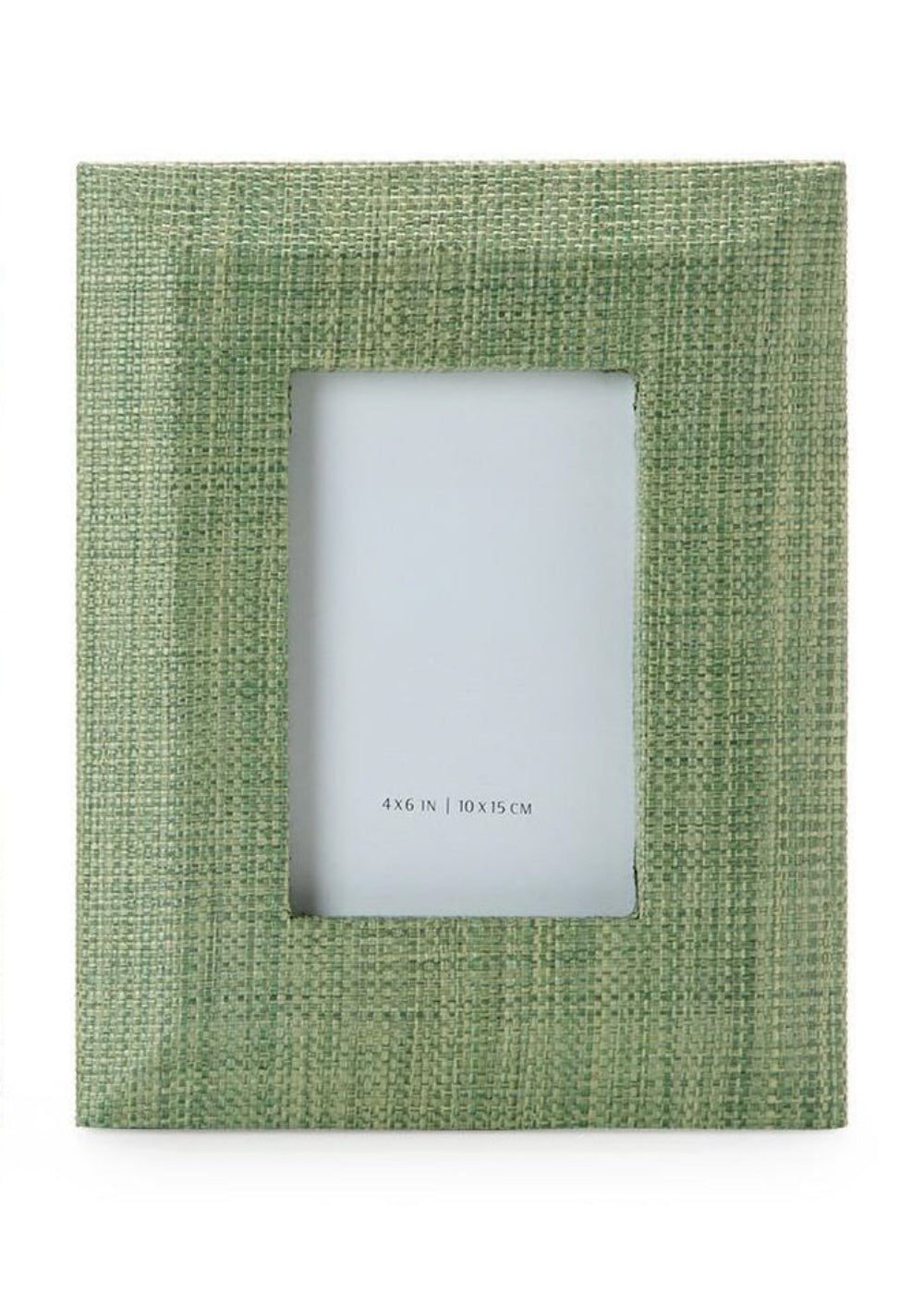 Green Grasscloth Frame - 4x6