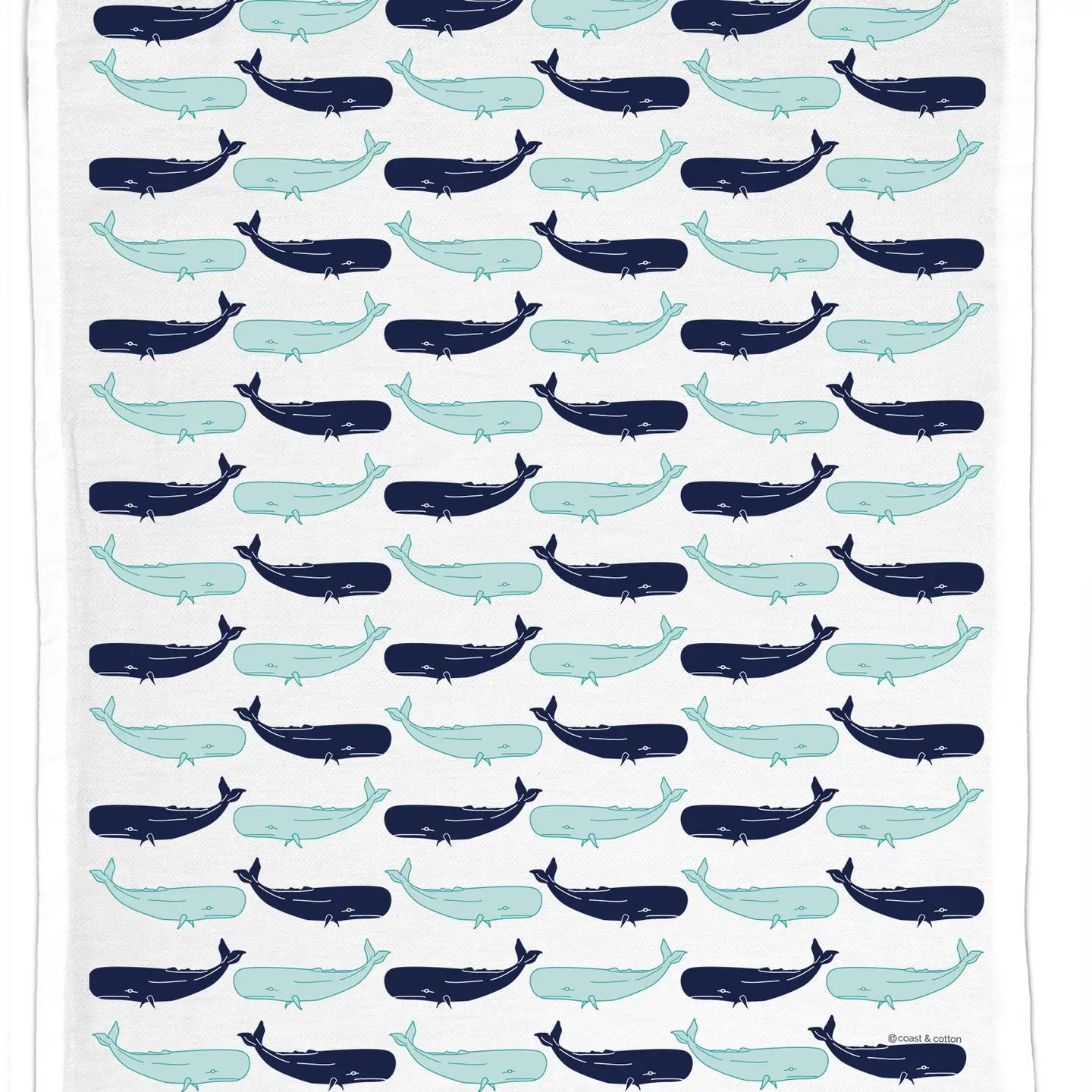 Tea Towel –Whales