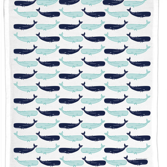 Tea Towel –Whales