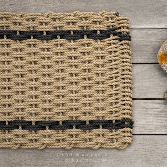 Wheat + Charcoal Doormat
