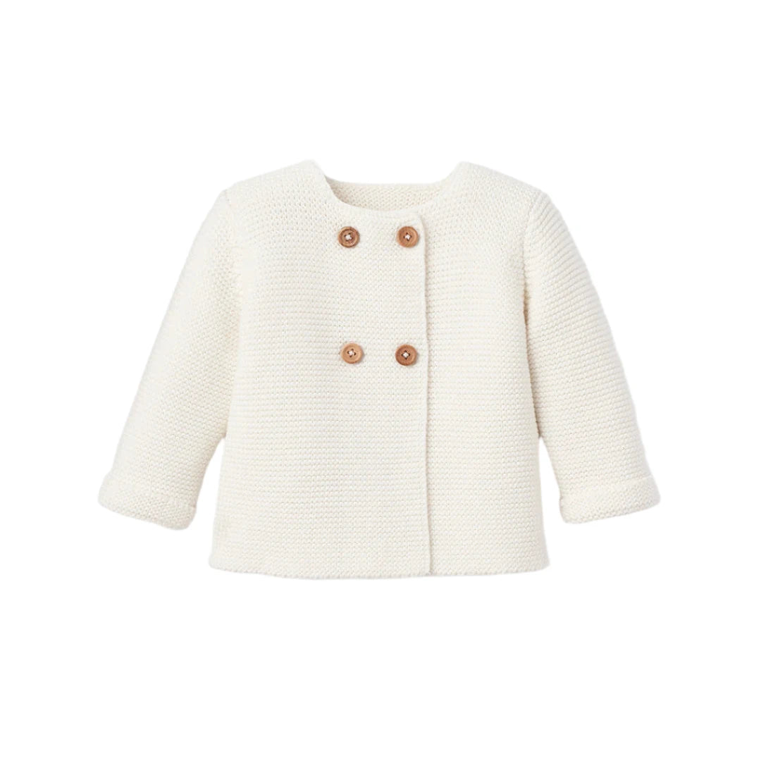 Knit Cardigan – White