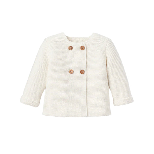 Knit Cardigan – White