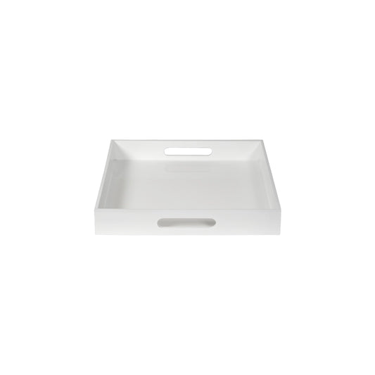 White Square Serving Tray