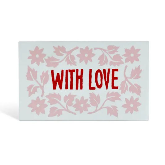 With Love Enclosure Card – Pink & Red