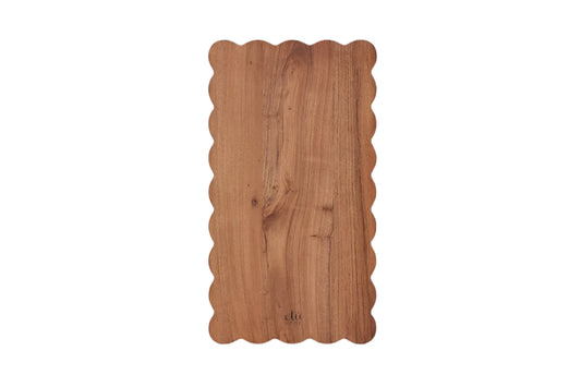 Wooden Scalloped Edge Board
