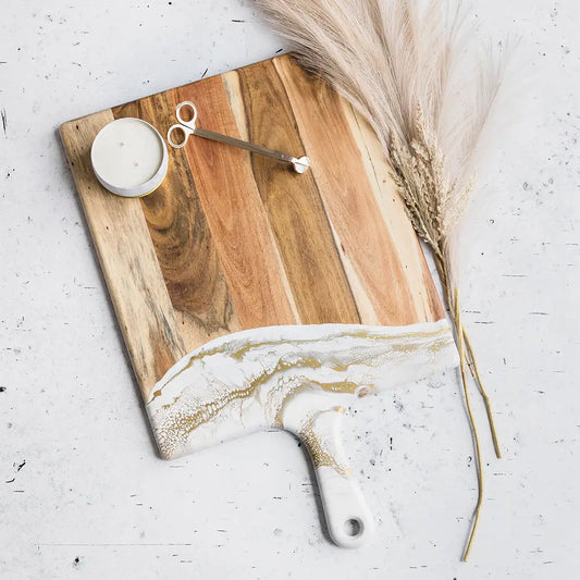 XL Board with Handle- Gold Quartz