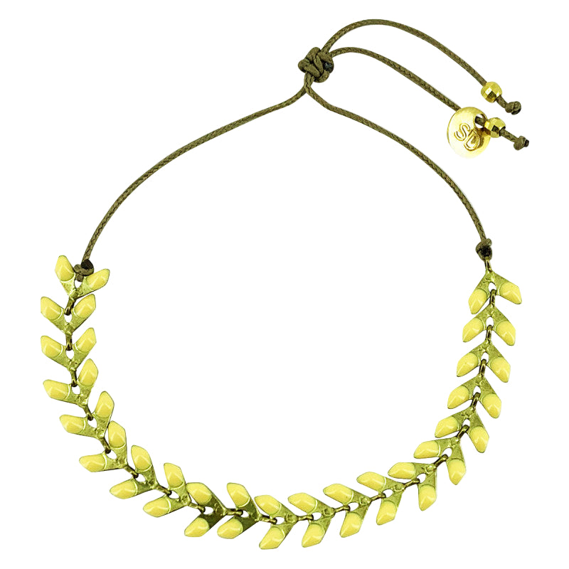 Yellow Enamel Bracelet