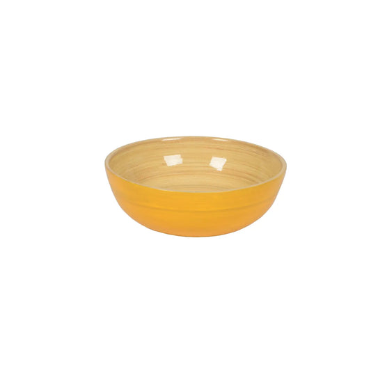 Small Bamboo Bowl- Yellow