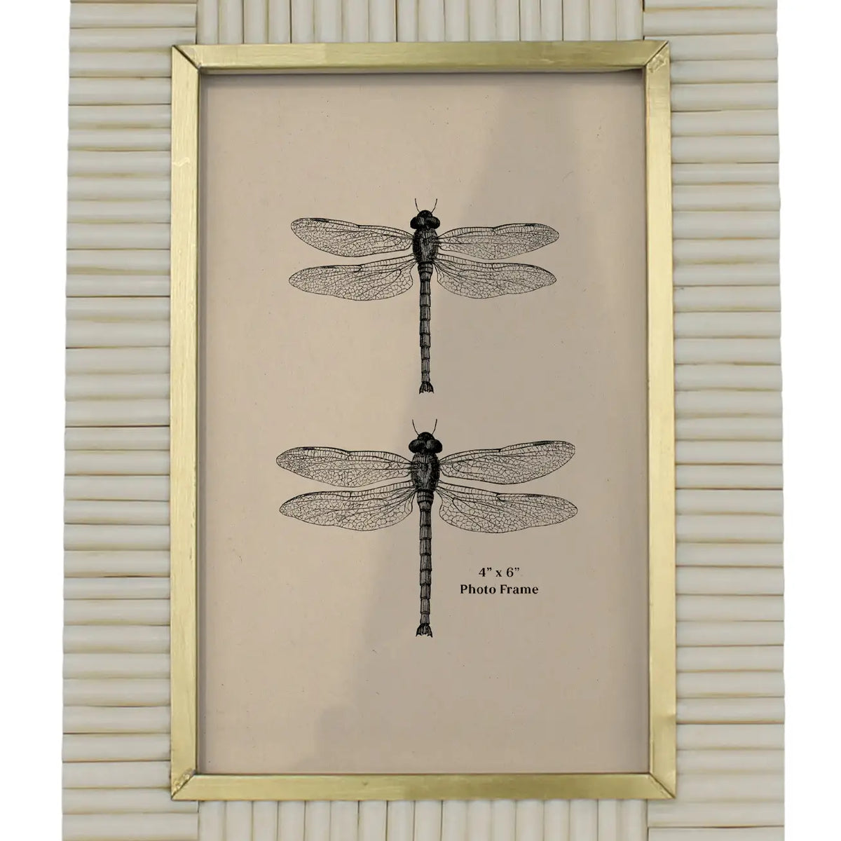 Resin and Brass Frame - 4x6