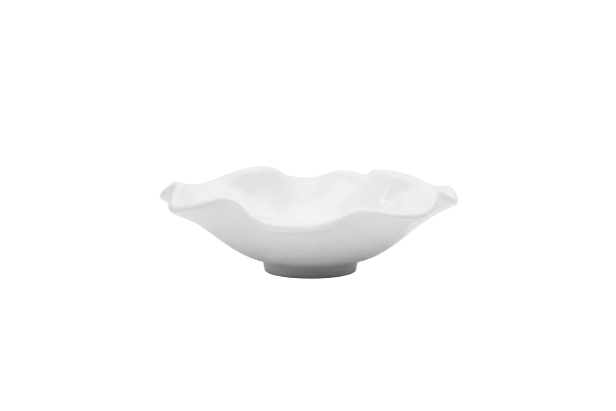 Small Wavy Bowl- White
