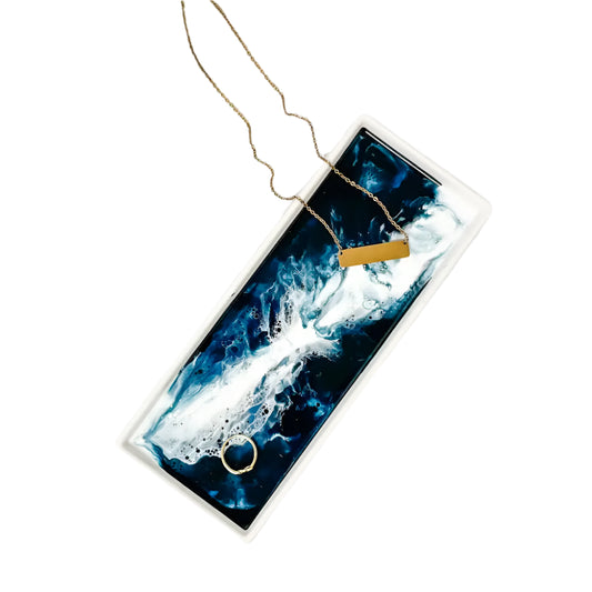 Small Ceramic Tray – Navy