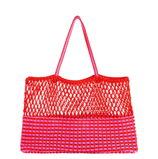 Pink and Orange Tote Bag