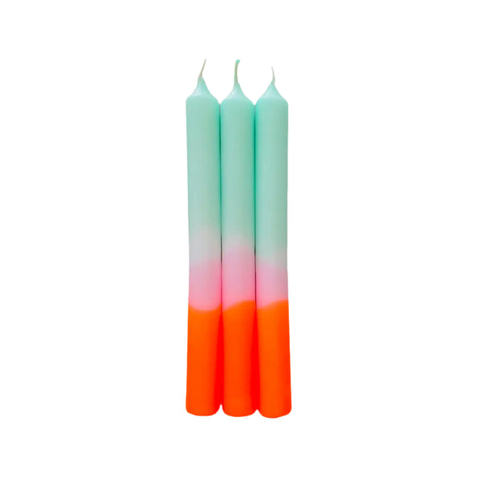 Dip Dye Tapers- Spring Sorbet