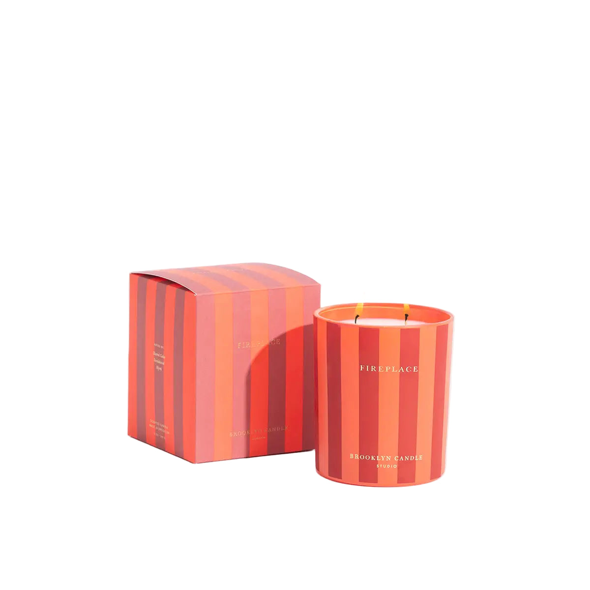 Fireplace Holiday Candle