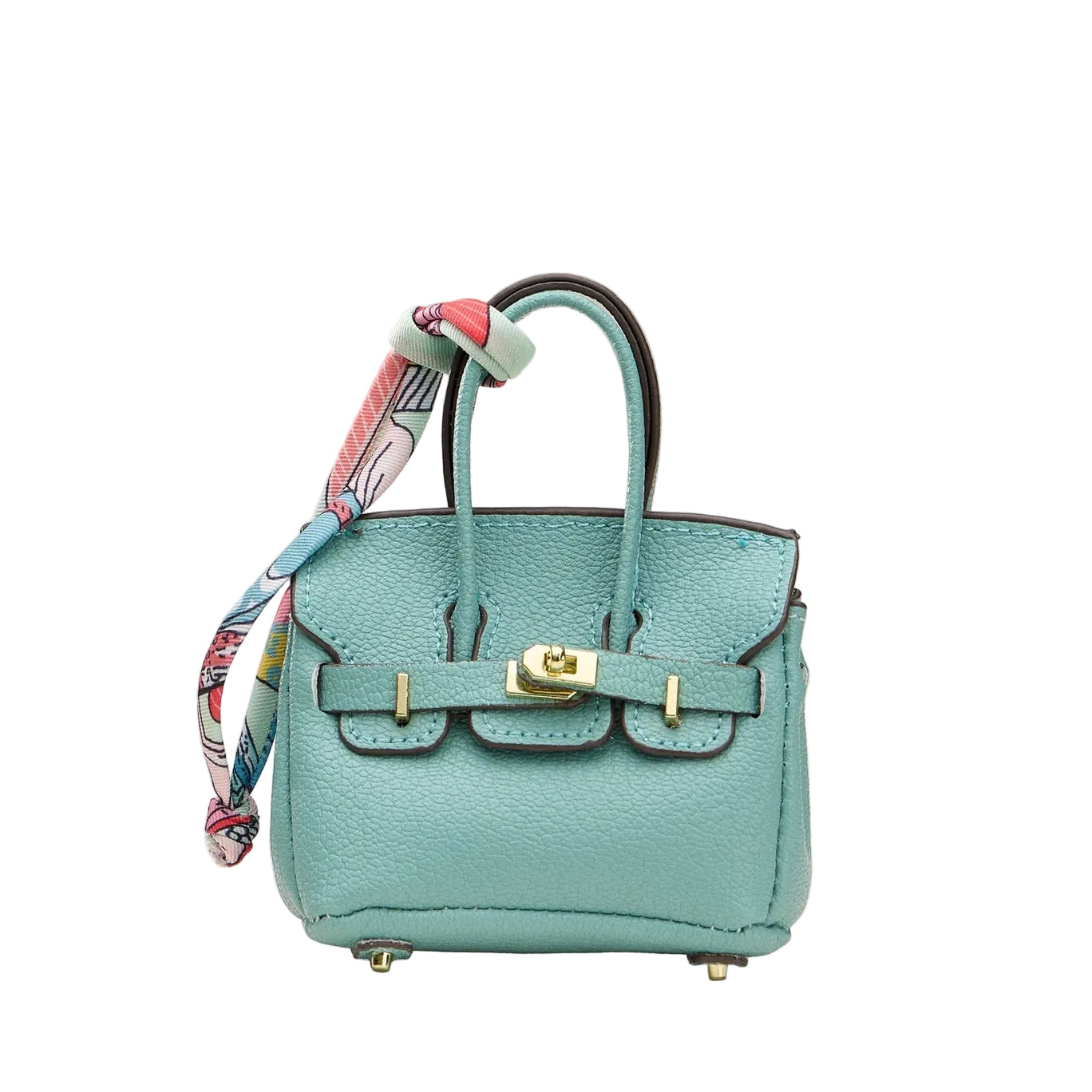 Mini Handbag Charm - Turquoise