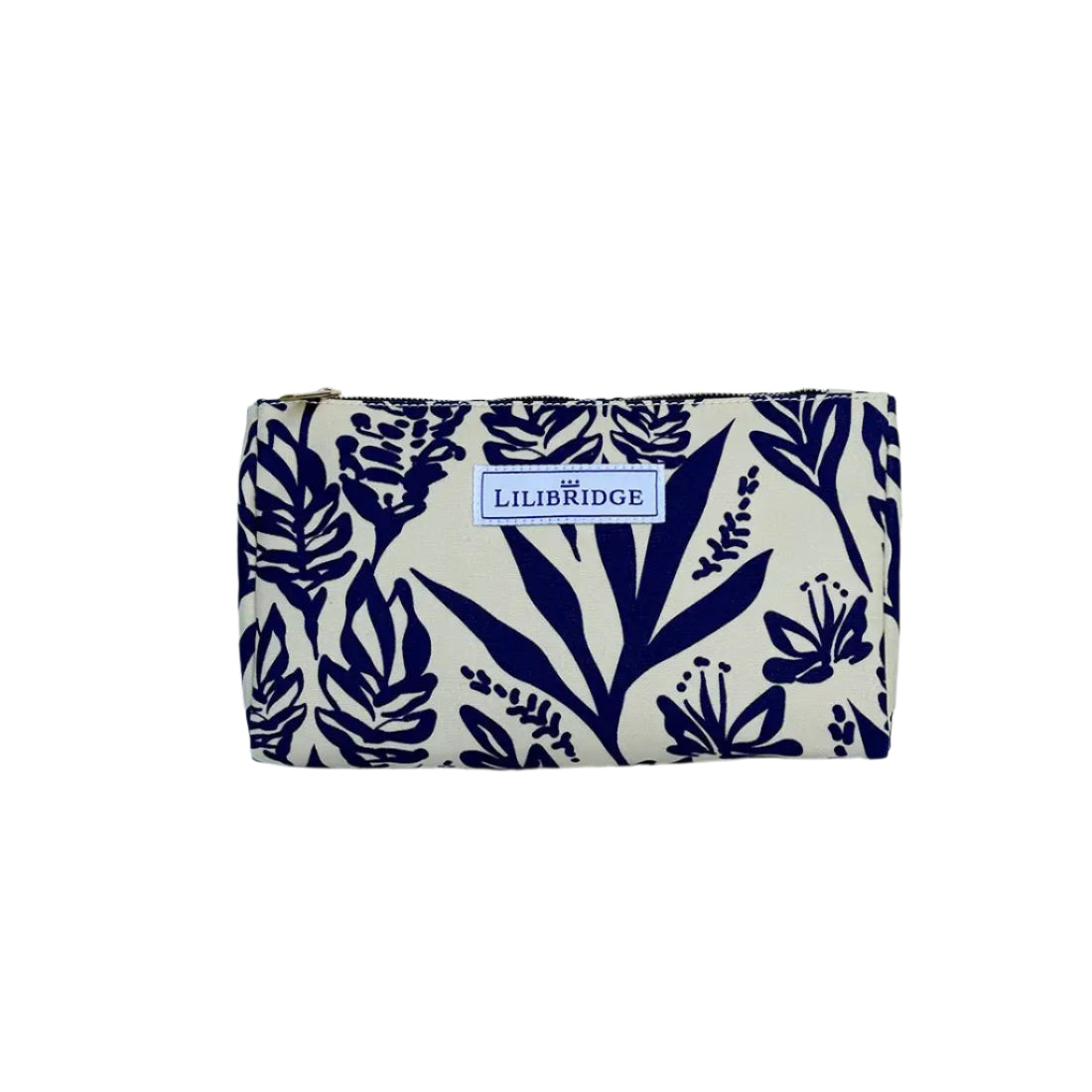 Makeup Bag- Garden Navy