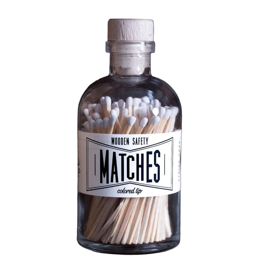 Matches with Cork Top- White