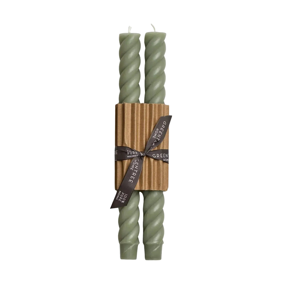 Rope Taper Candles - Eucalyptus