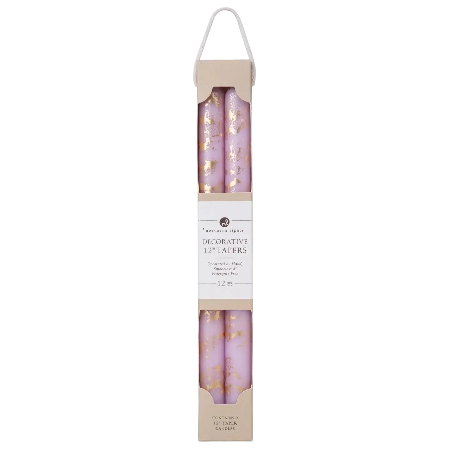 Petal with Gold Taper Candles