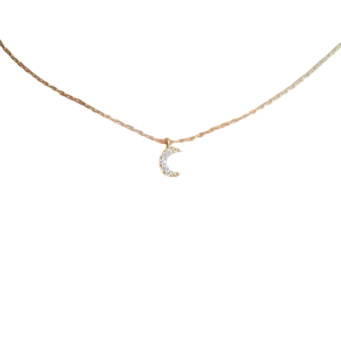 Gold Moon Necklace