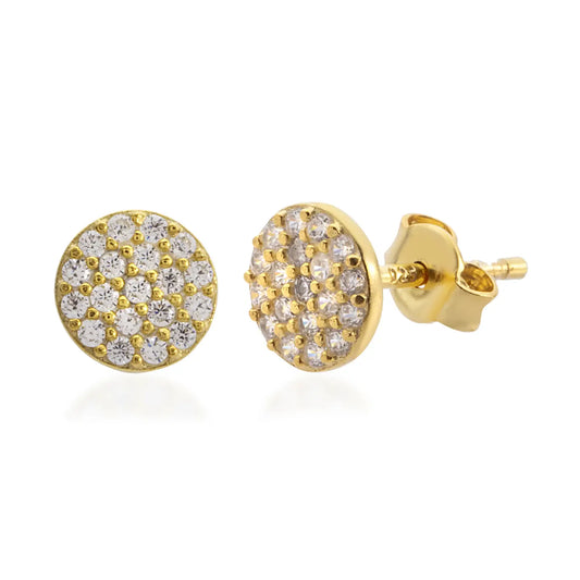 Gold Disc Studs