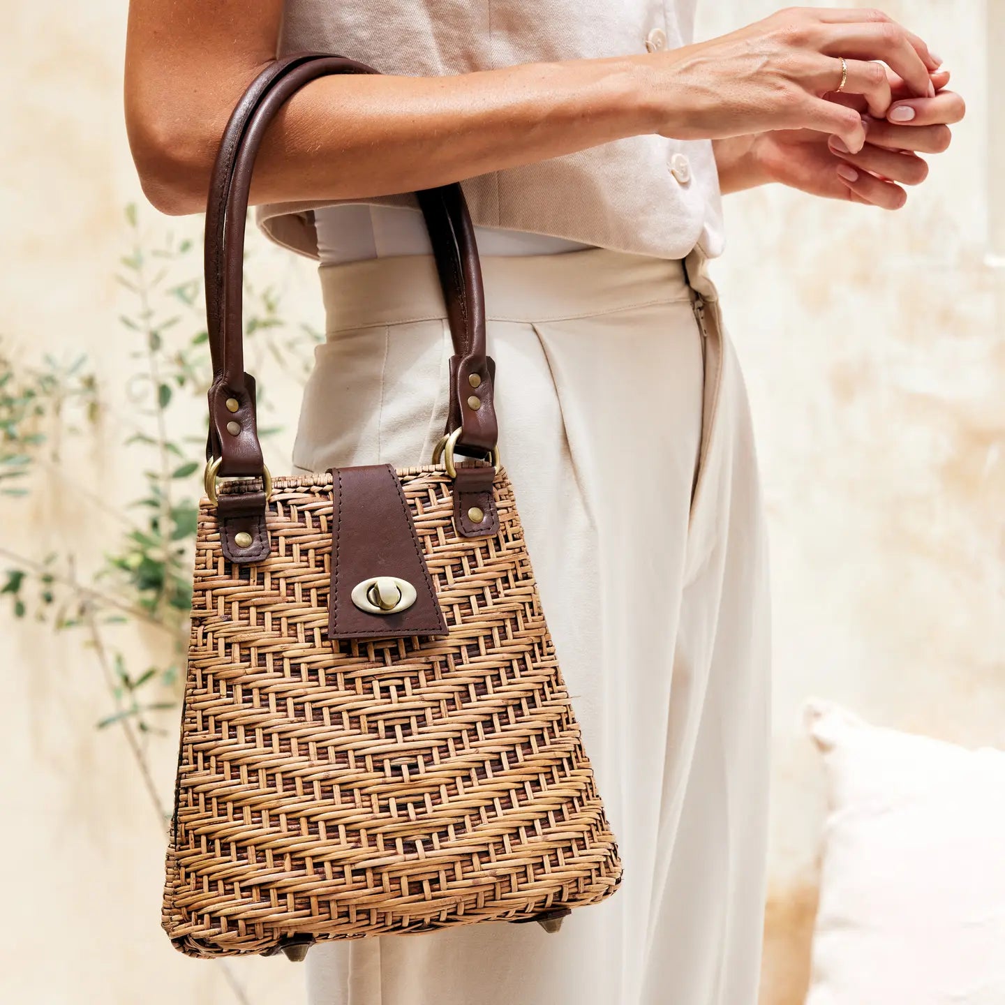 Rattan Handbag