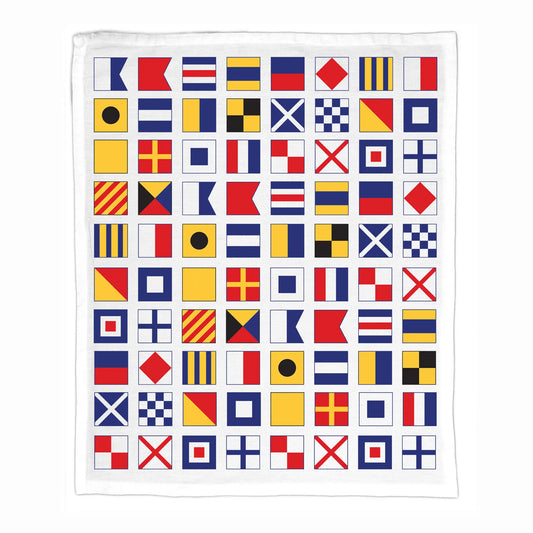Larchmont Tea Towel – Boating Flags