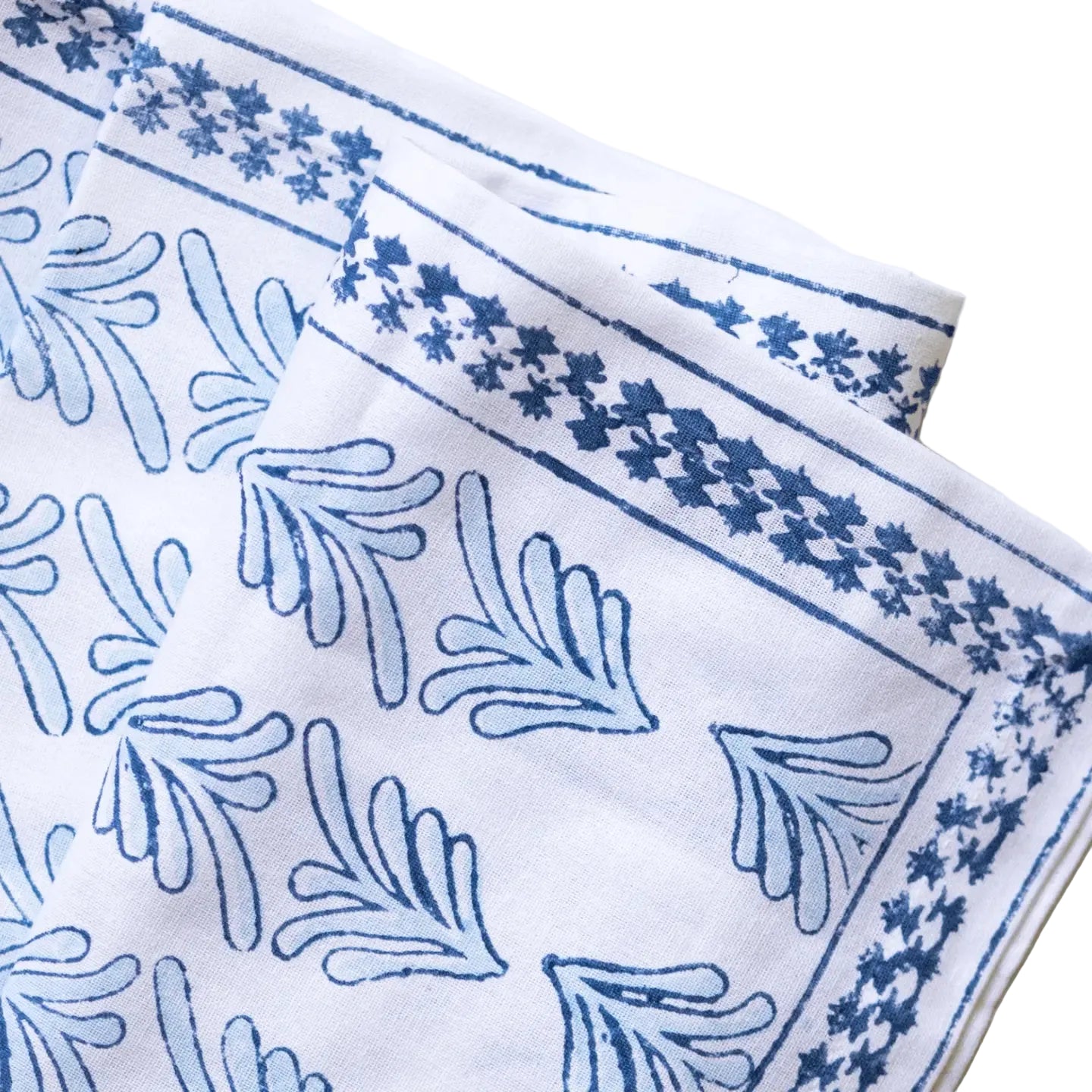 Blue and Navy Table Runner- 18 x 120"