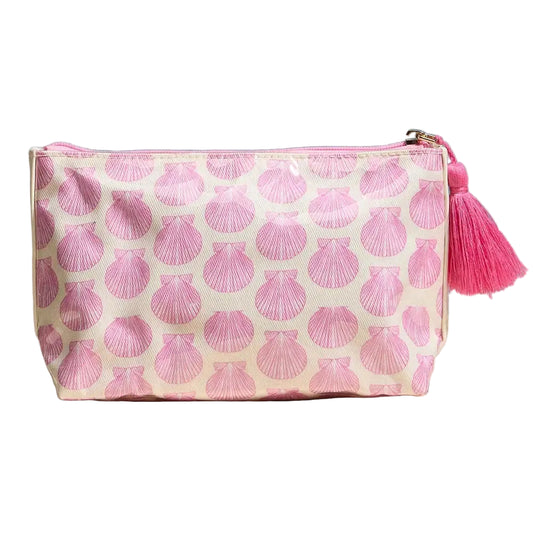 Shell Pattern Pouch - Pink