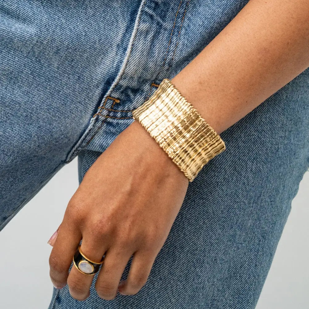 Gold Stretch Bracelet