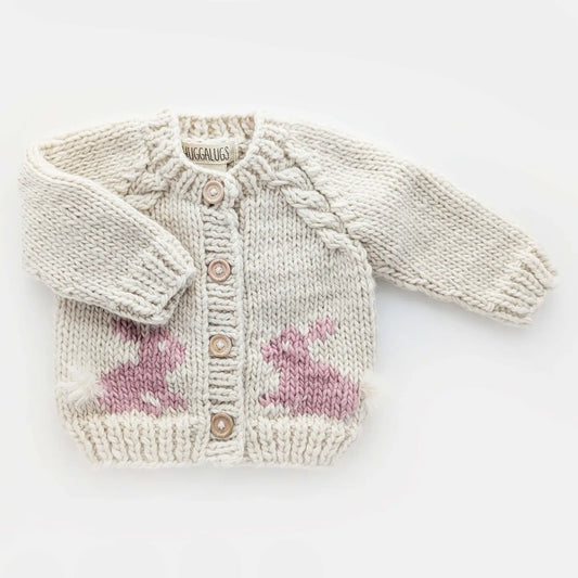 Bunny Cardigan- Pink