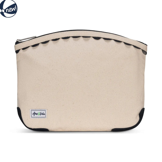 Navy Ric Rac Cosmetic Bag