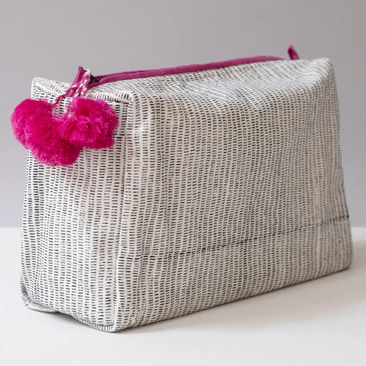 Toiletry Bag – Black Stripes