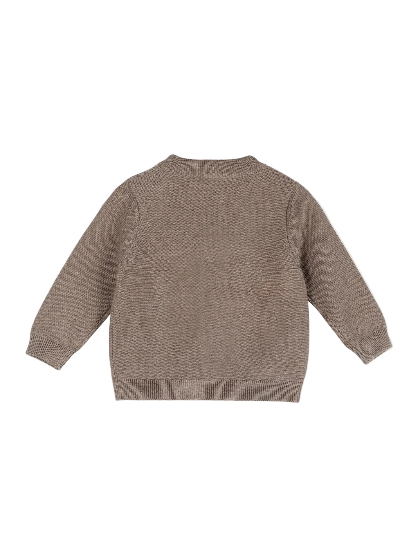 Knit Cardigan with Fox Pocket