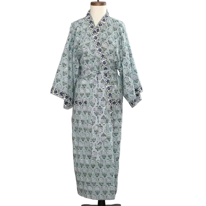 Kimono Robe - Muted Green