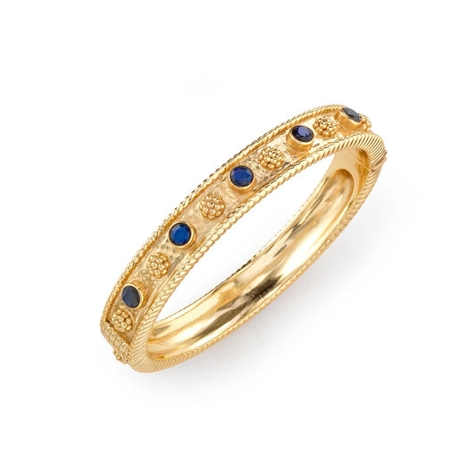 Berry Gem Bangle - Blue Labradorite