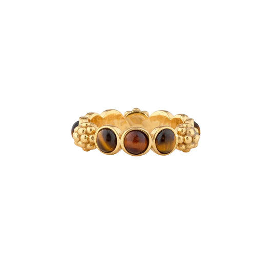 Berry Gem Ring - Tiger's Eye